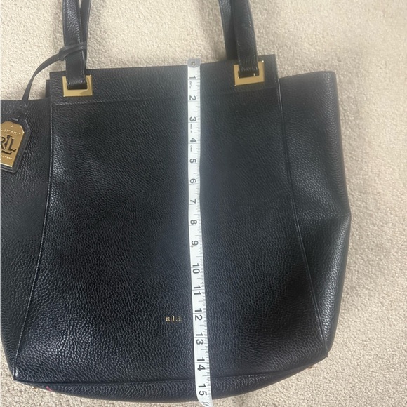 Ralph Lauren Black Leather Tote Bag - Picture 4 of 4